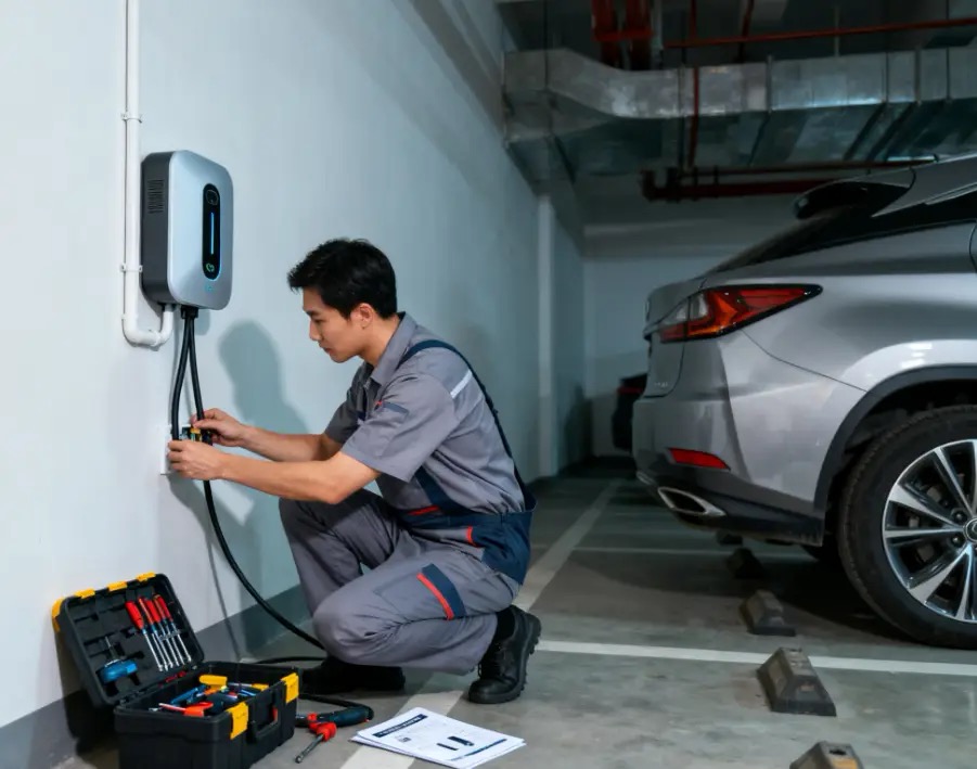 汽车充电桩安装